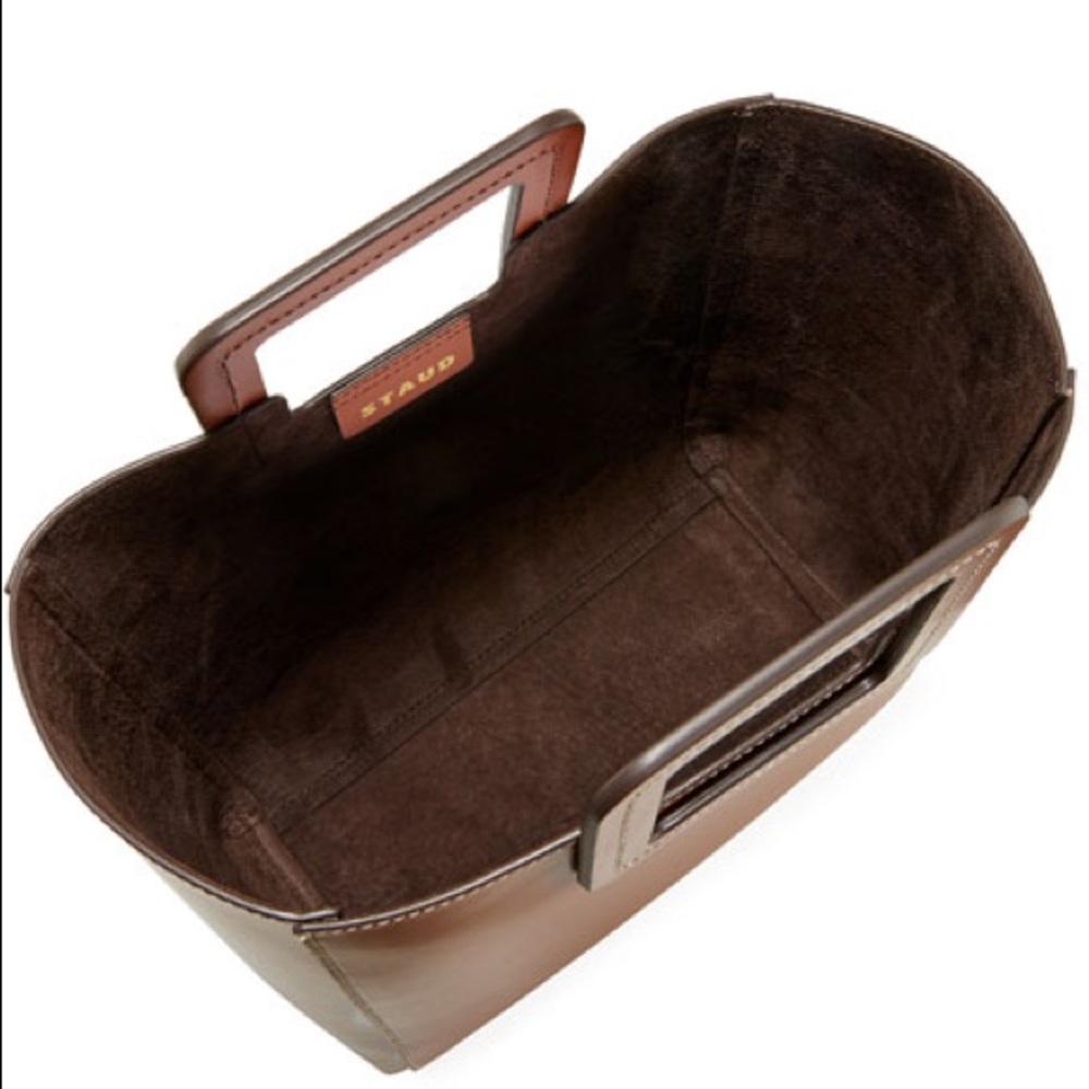 Staud Shirley Two-Piece Leather Tote Bag - Picture 5 of 9